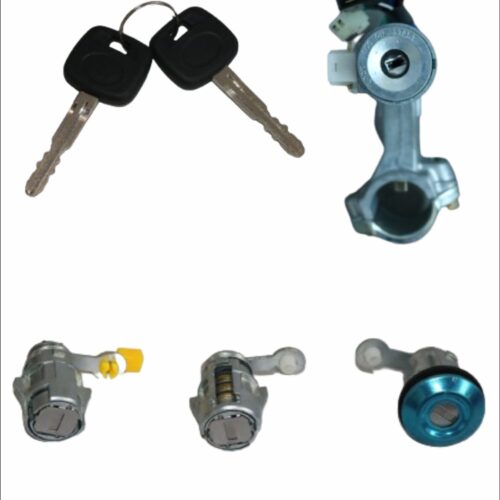 Lockset Toyota Corolla Sedan 4PC W/housing 1986-1996